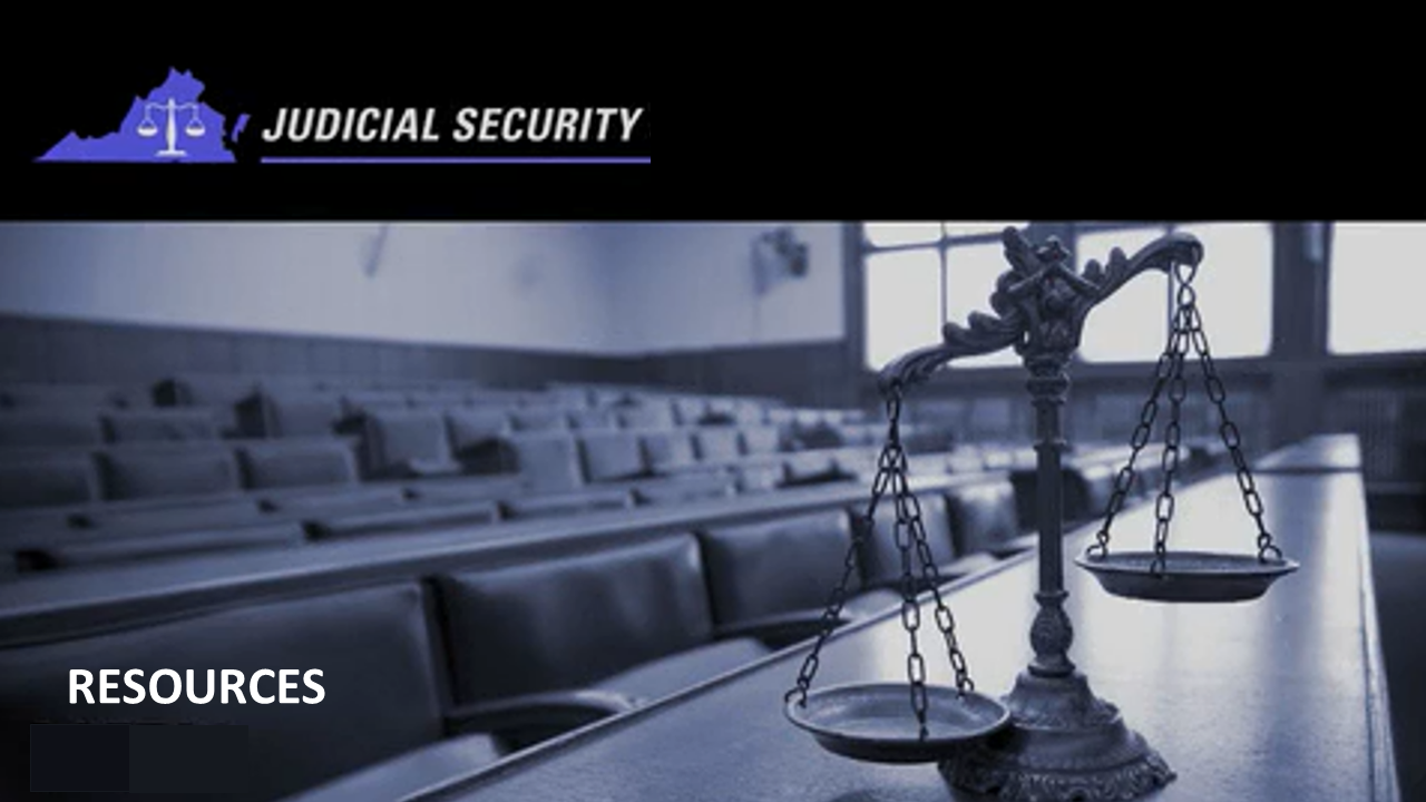 Image for Judicial Security Resources